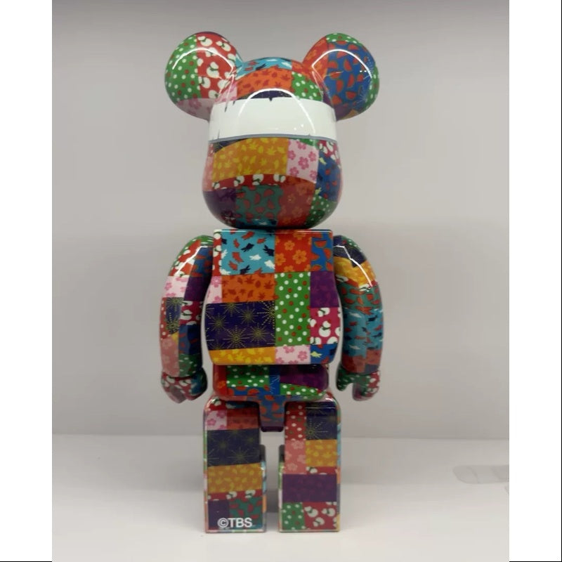 Be@rbrick Daruma Quiz Answer One Year Later 400% Limited Edition 2024 - Japanese Vinyl Art Toy Collectible for Home Display & Anime Fans