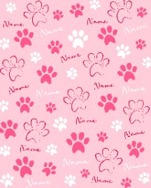 Dog Paw Print Bone-4