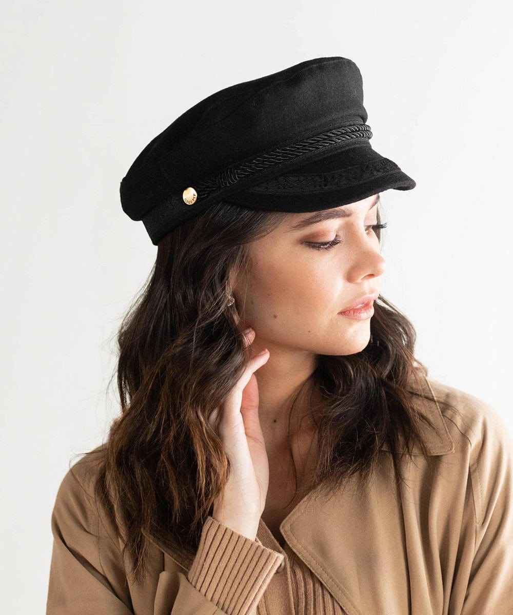 Lieutenant Cap - Military Style Officer Hat for Men & Women - Perfect for Cosplay, Halloween, and Costume Parties