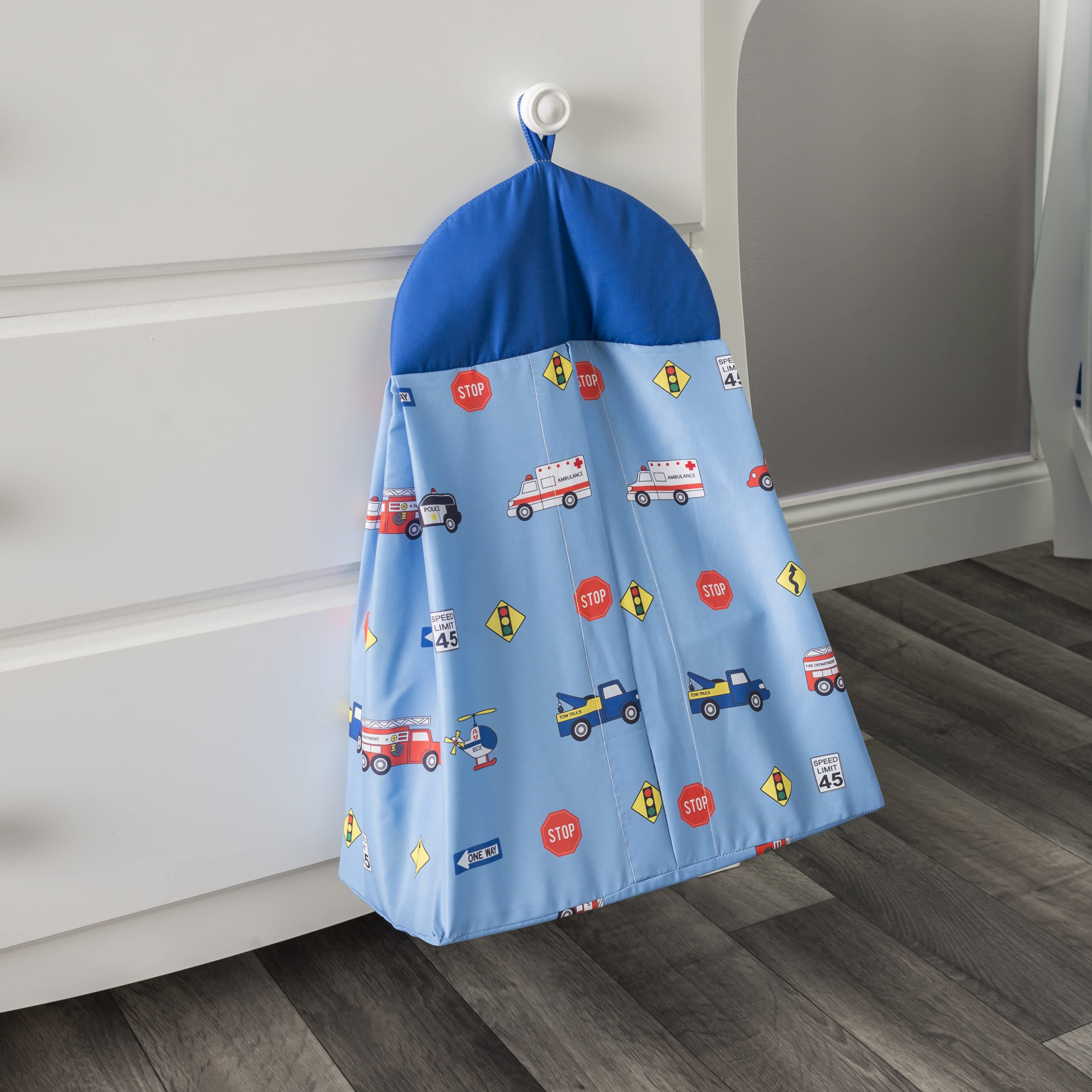 3-Piece Boys Crib Bedding Set - Little Rescuer Theme - Soft Quilt, Fitted Sheet & Dust Ruffle - Nursery & Baby Crib Bedding - Perfect for Newborns & Toddlers - Ideal for Nursery Decor & Baby Shower Gifts