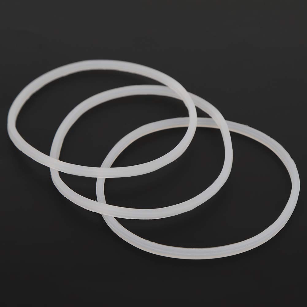 Premium White Rubber Gasket Sealing Ring - 3PCS O- Magic Blender Replacement Parts for Leak-Proof Blending | Perfect for Smoothies, Sauces & Food Prep
