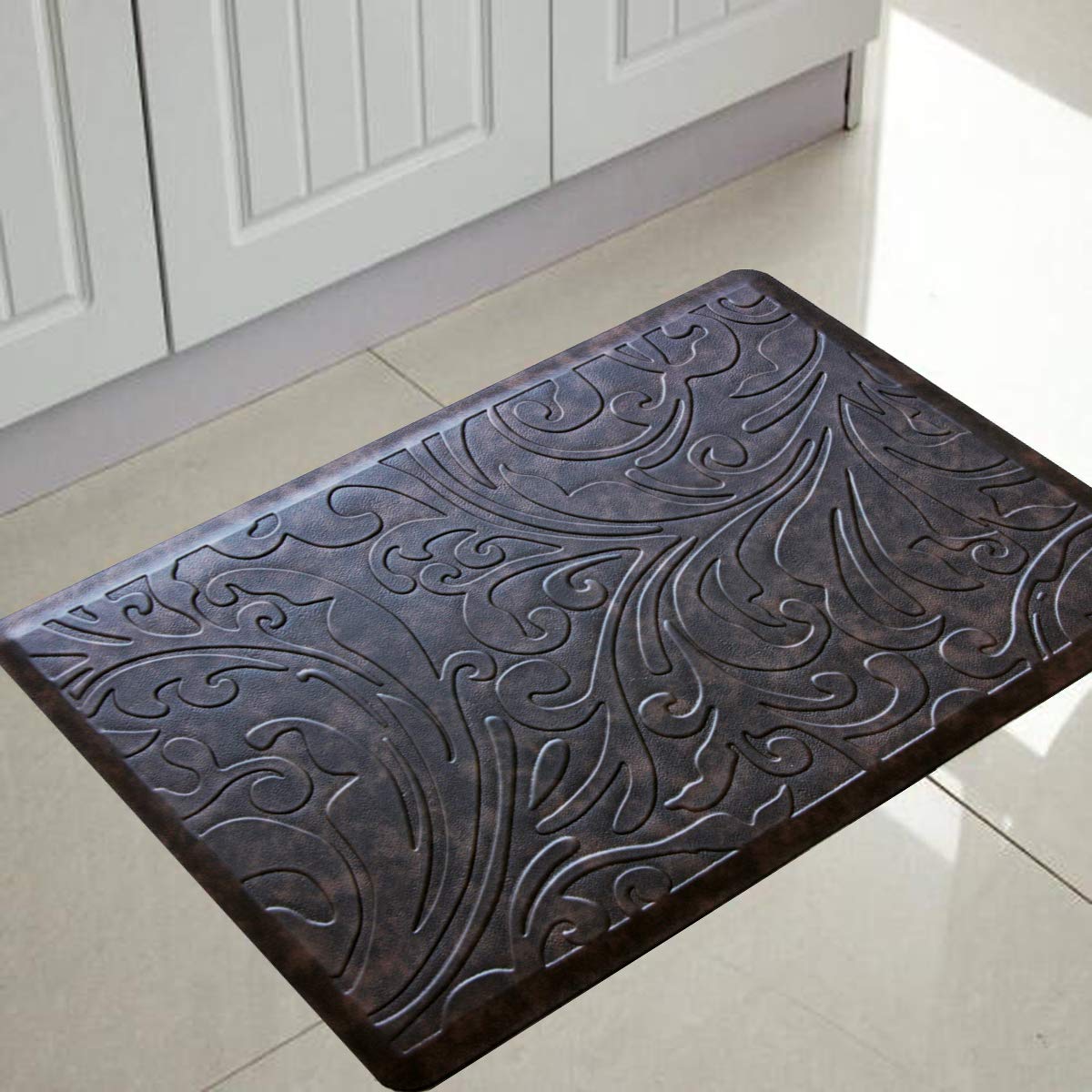 Premium Anti-Fatigue Kitchen Rug - Non-Slip Washable Foam Floor Mat for Standing Comfort (20
