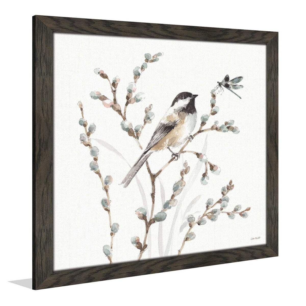 Lisa Audit 'A Country Weekend XVI' Framed Acrylic Print - White Wall Art for Living Room, Bedroom & Office Decor