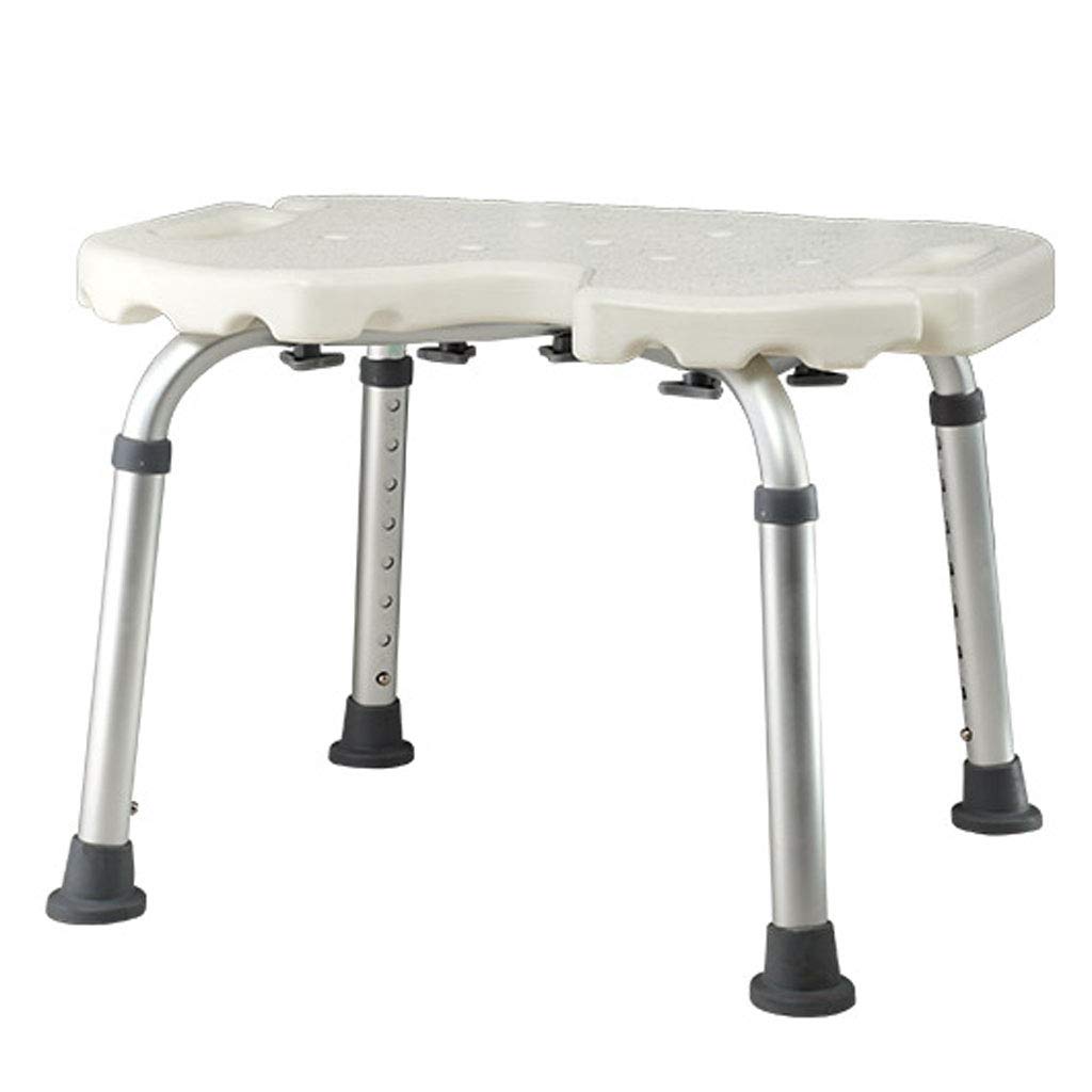Lightweight Aluminum Alloy Non-Slip Shower Chair for Seniors - Bathroom Safety Handle with Adjustable Height - Ideal for Elderly, Disabled & Post-Surgery Recovery - Perfect for Bathing Safety in Home & Healthcare Facilities