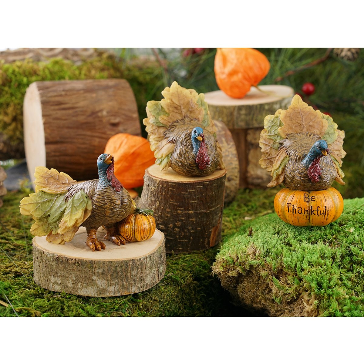 Miniature Fairy Garden & Terrarium Decor - Handcrafted Turkey Figurine for Home, Office & DIY Terrarium Scenes | Perfect for Fairy Gardens, Tabletop Displays & Gift Ideas