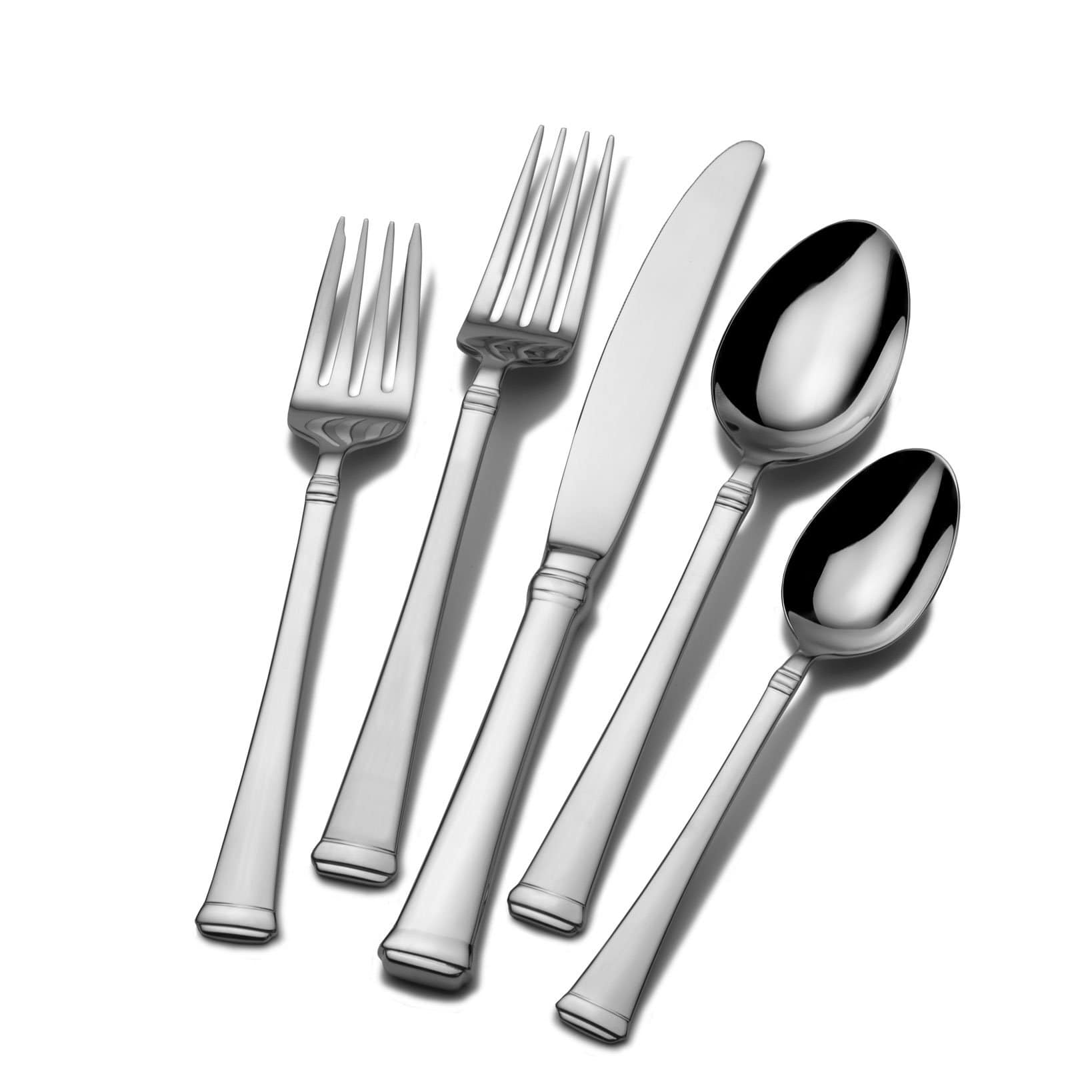 Premium Harmony 65-Piece Stainless Steel Flatware Set - Service for 12 - Elegant Cutlery for Dinner Parties, Weddings & Formal Dining