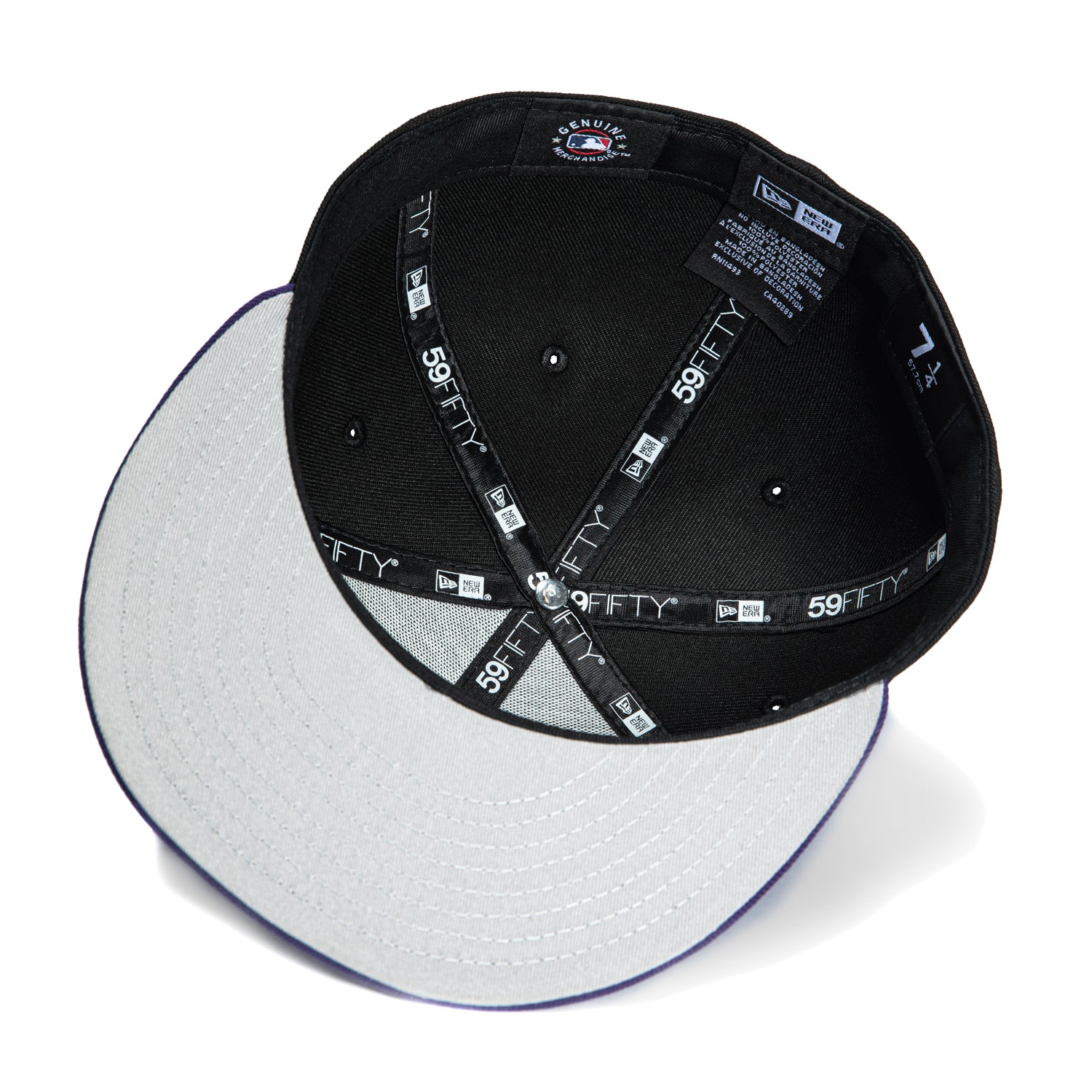 New Era 59Fifty Colorado Rockies 2025 City Connect Game Hat - Black & Purple Baseball Cap for Men & Women - Perfect for MLB Games, Sports Events & Streetwear Fashion