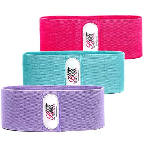 Booty Bands for Women - Non-Slip Workout Resistance Bands for Glutes, Abs, Thighs & Full Body Toning - Thick & Flexible Exercise Bands for Home Gym, Yoga, Pilates & Fitness Training