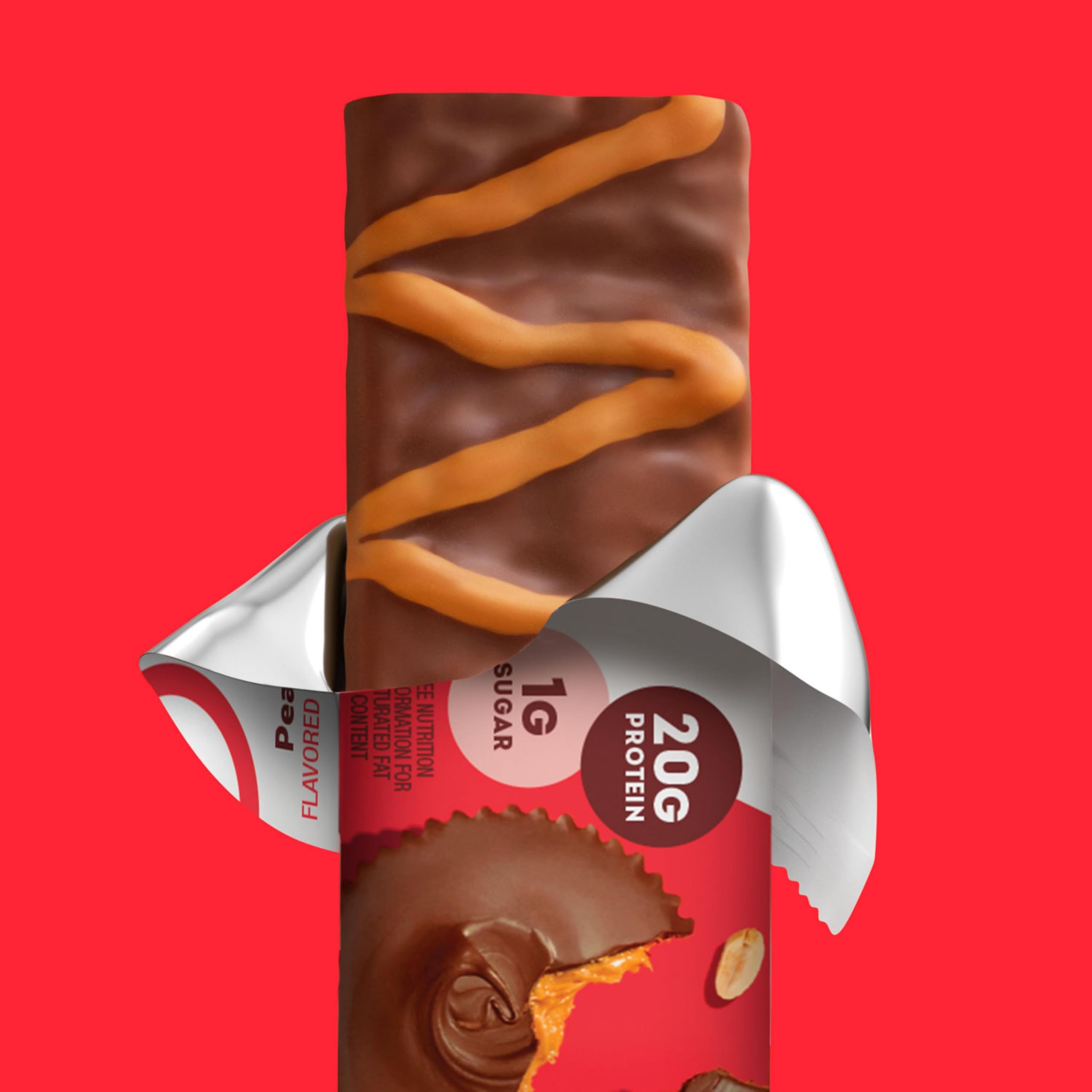 ONE Protein Bars, Peanut Butter Cup - Gluten Free, 20g Protein, 1g Sugar - Healthy Snacks for Weight Loss & Muscle Building - Perfect for Gym, Hiking & On-the-Go Nutrition (12 Count, 2.12 oz Each)