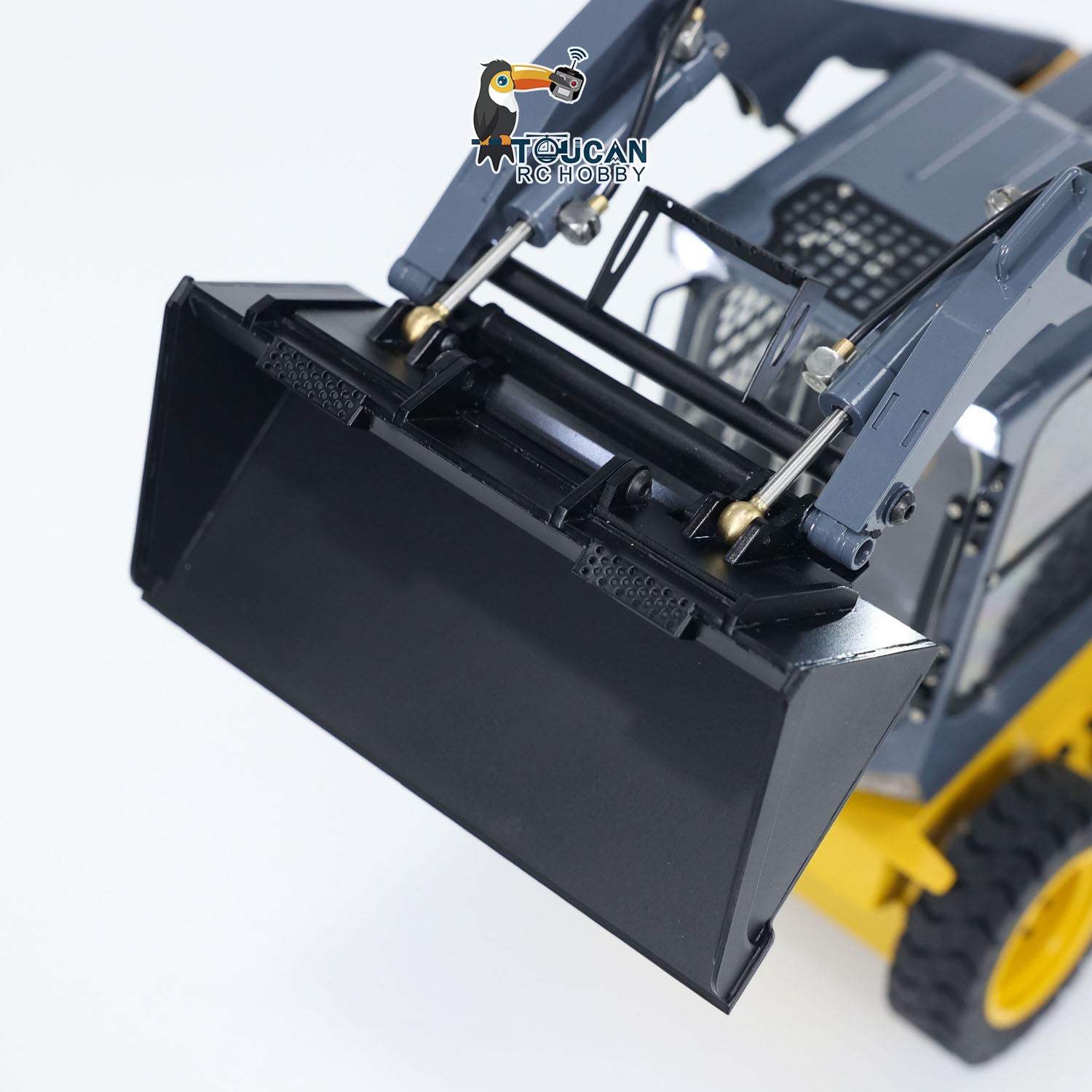 1/14 Scale Metal Hydraulic RC Skid Steer Loader - SM450 Remote Control Construction Vehicle Toy with Realistic Functions | Perfect for Construction Site Play, Collectors & RC Hobbyists