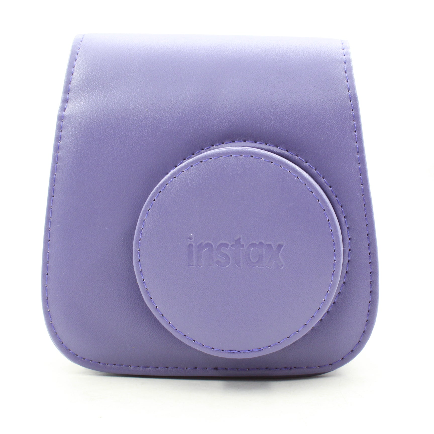 Used Fujifilm Instax Mini 8 Groovy Case (Purple) - Vintage Instant Camera Accessory for Travel, Parties & Photo Booths