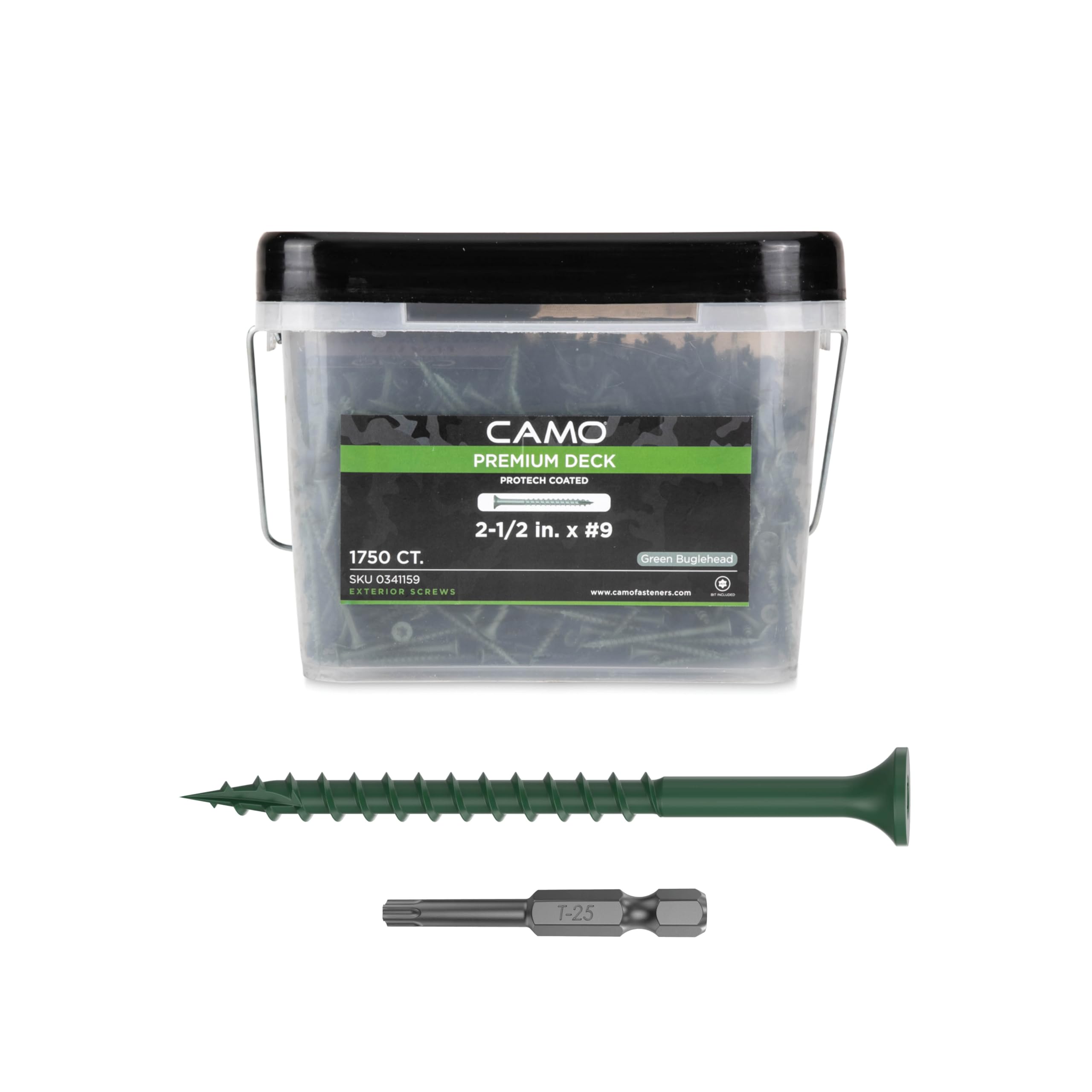 Premium CAMO Deck Screws 2-1/2