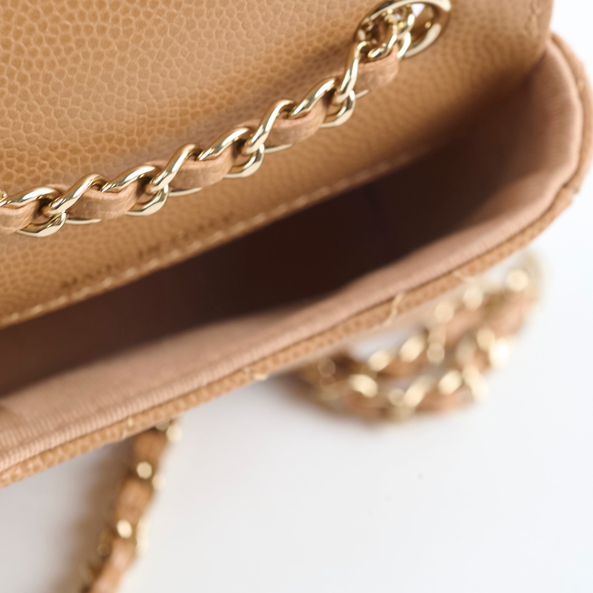 Chanel 23P Classic Clutch With Chain Belt Waist Bag Dark Beige Microchipped (2023) | Luxury Crossbody Bag for Women | Perfect for Parties, Date Nights & Special Occasions