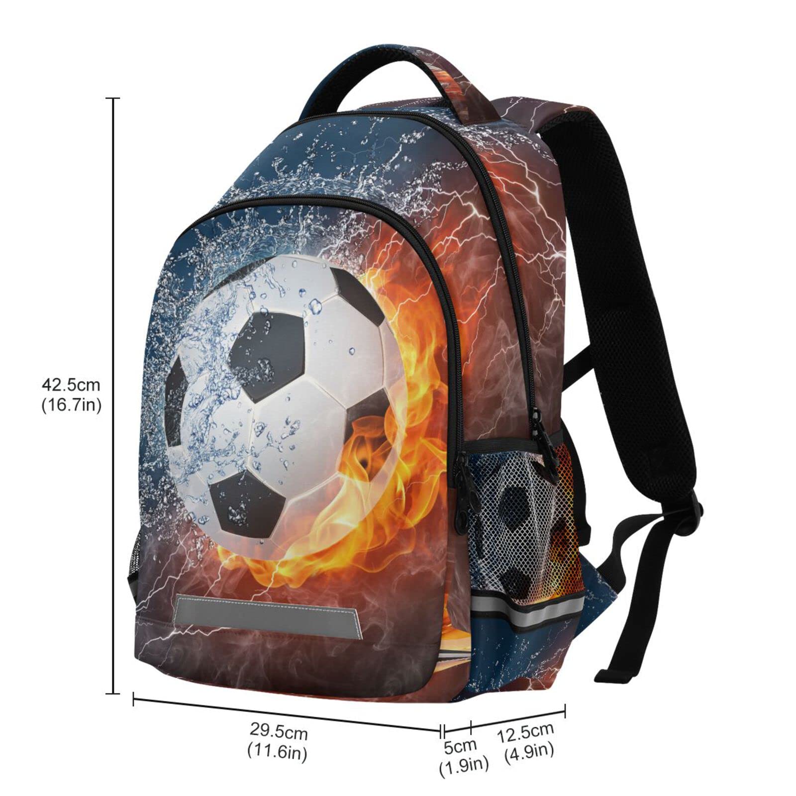 **Best Soccer Backpack for Boys - Durable School Bookbag with Football Design, Kids Travel Rucksack & Laptop Bag - Perfect for Sports, School & Travel**