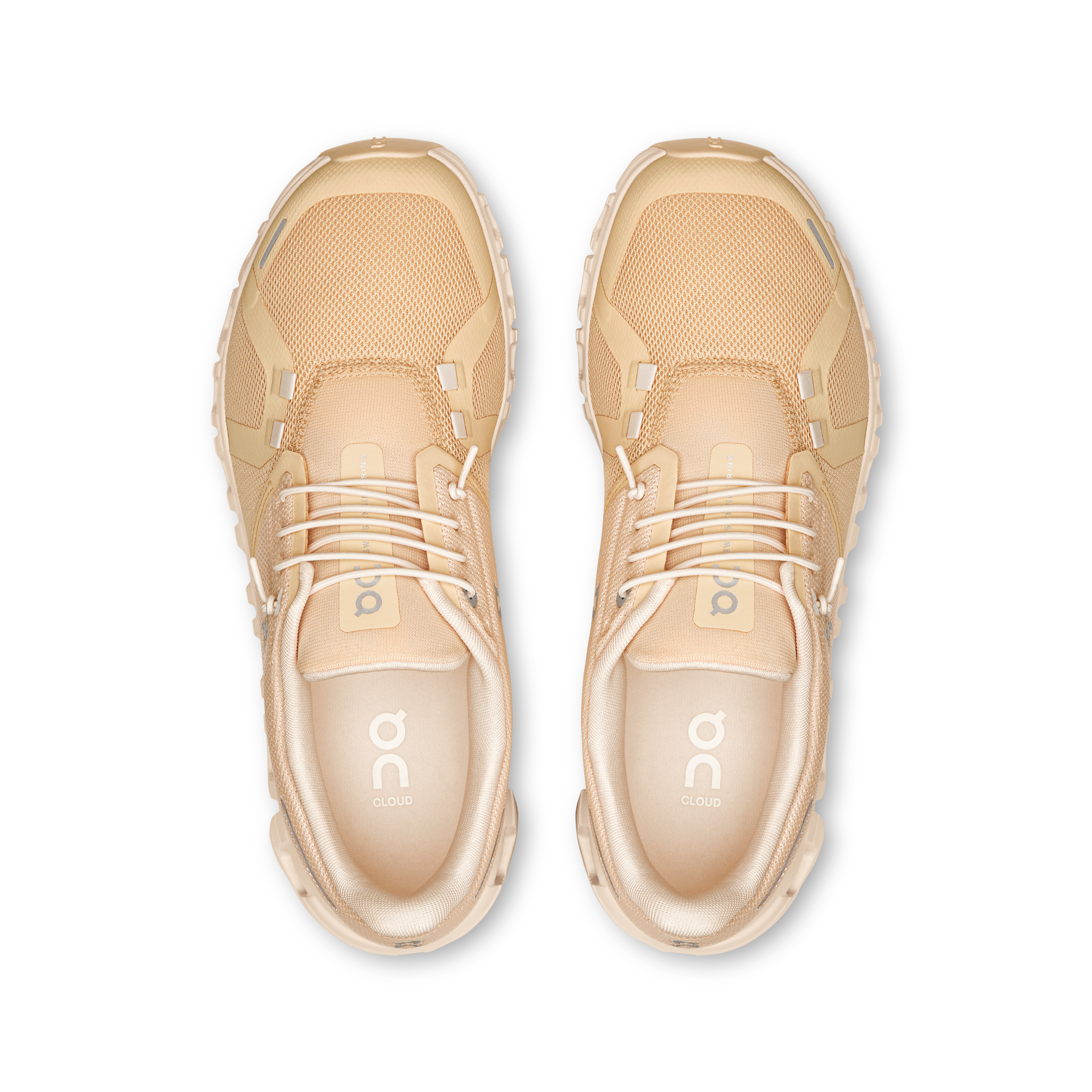 On Running Women's Cloud 6 Running Shoes - Lightweight & Breathable Sneakers for Women in Blonde/Dew | Perfect for Jogging, Gym Workouts & Everyday Wear