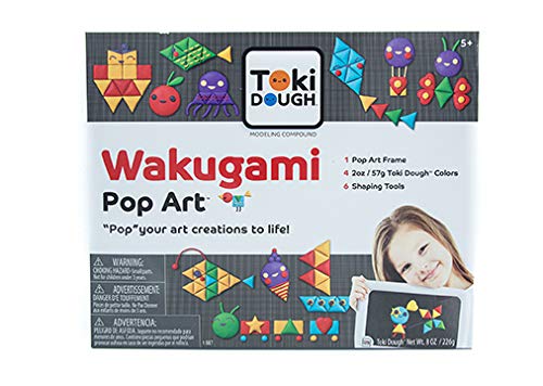 Toki Dough Wakugami Pop Art Modeling Clay - Non-Drying, Reusable Kids Craft Dough for Creative Play & Stress Relief