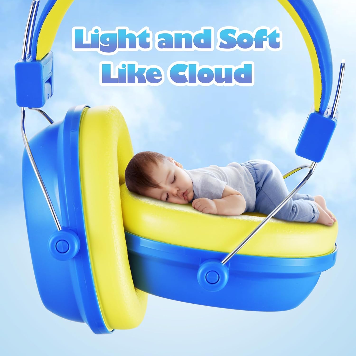2024 New Custom Fit Noise Cancelling Headphones for Kids - 26dB NRR Hearing Protection Safety Ear Muffs for Autism, Focus & Study - Perfect for Fireworks, School, Travel, Airplanes & Sensory Sensitivity Relief