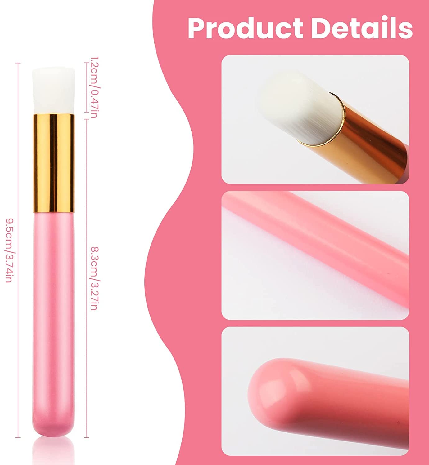 PROUSKY 5-Piece Lash & Pore Cleansing Brush Set - Eyelash Shampoo Brush, Blackhead Remover Tool, Makeup Brush Cleaner for Deep Facial Cleansing & Exfoliation | Perfect for Daily Skincare & Makeup Removal Routine