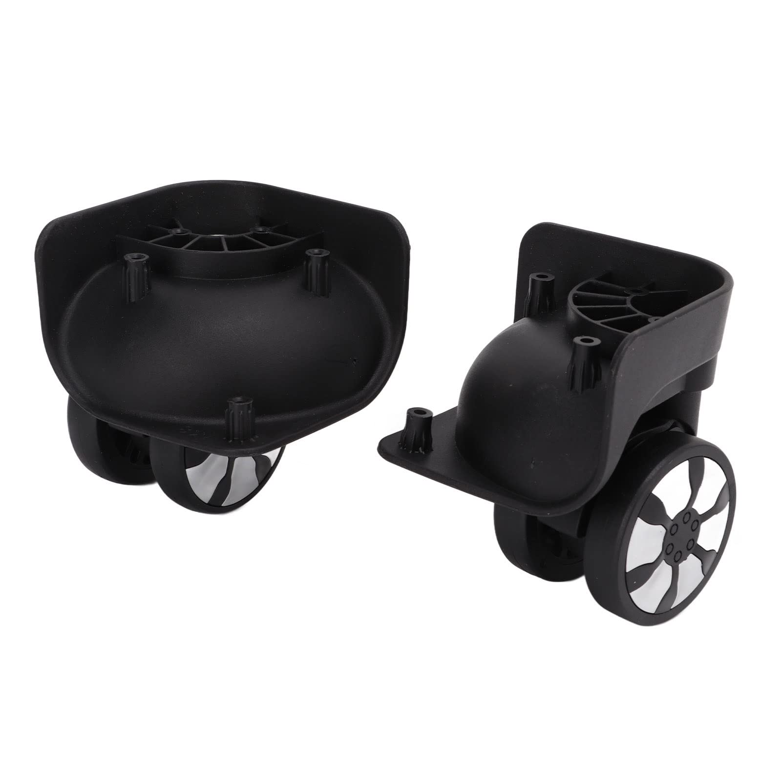 Durable Moistureproof Swivel Luggage Casters - Heat Insulation & Noise-Reduction Wheels for Suitcases & Trolley Bags | Perfect for Travel, Business Trips & Airport Use