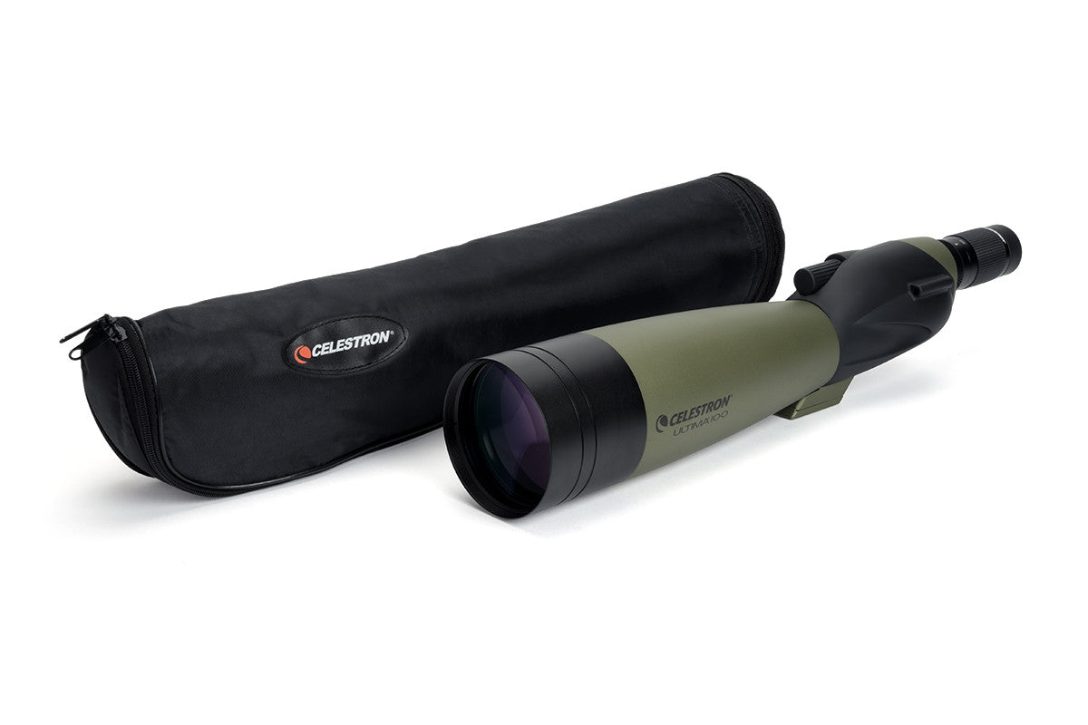 Ultima 22 66x100mm Straight Zoom Spotting Scope - High Power Magnification for Bird Watching, Hunting & Outdoor Adventures