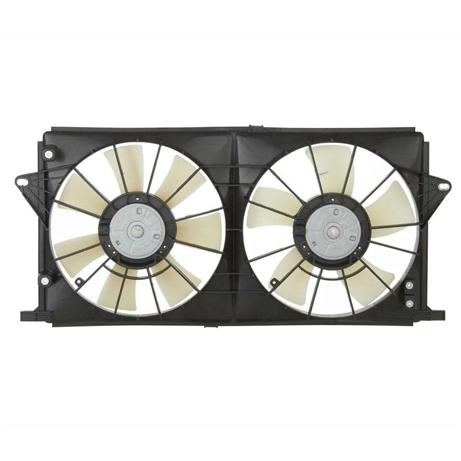 TOTMOX Radiator and Condenser Fan Replacement for 2006-2011 Buick Lucerne & Cadillac DTS - GM3115189 Compatible - Perfect for Cooling System Repair and Maintenance