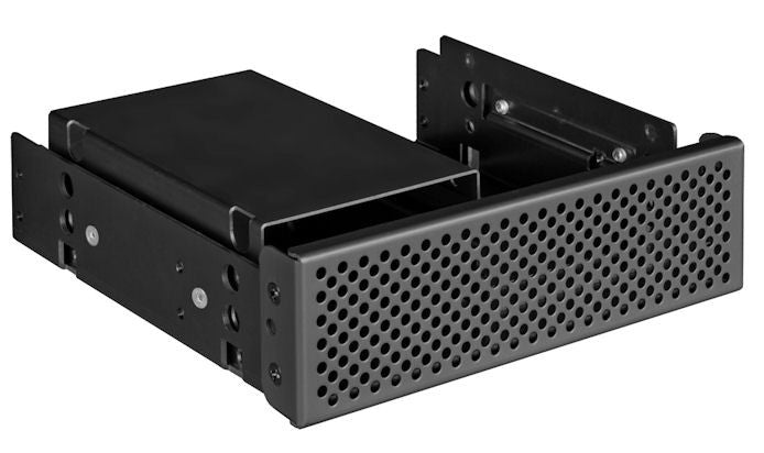 Lian Li BZ-525B Black Internal 5.25 Inch HDD/SSD Mounting Bracket Kit - Perfect for PC Case Drive Installation and Expansion
