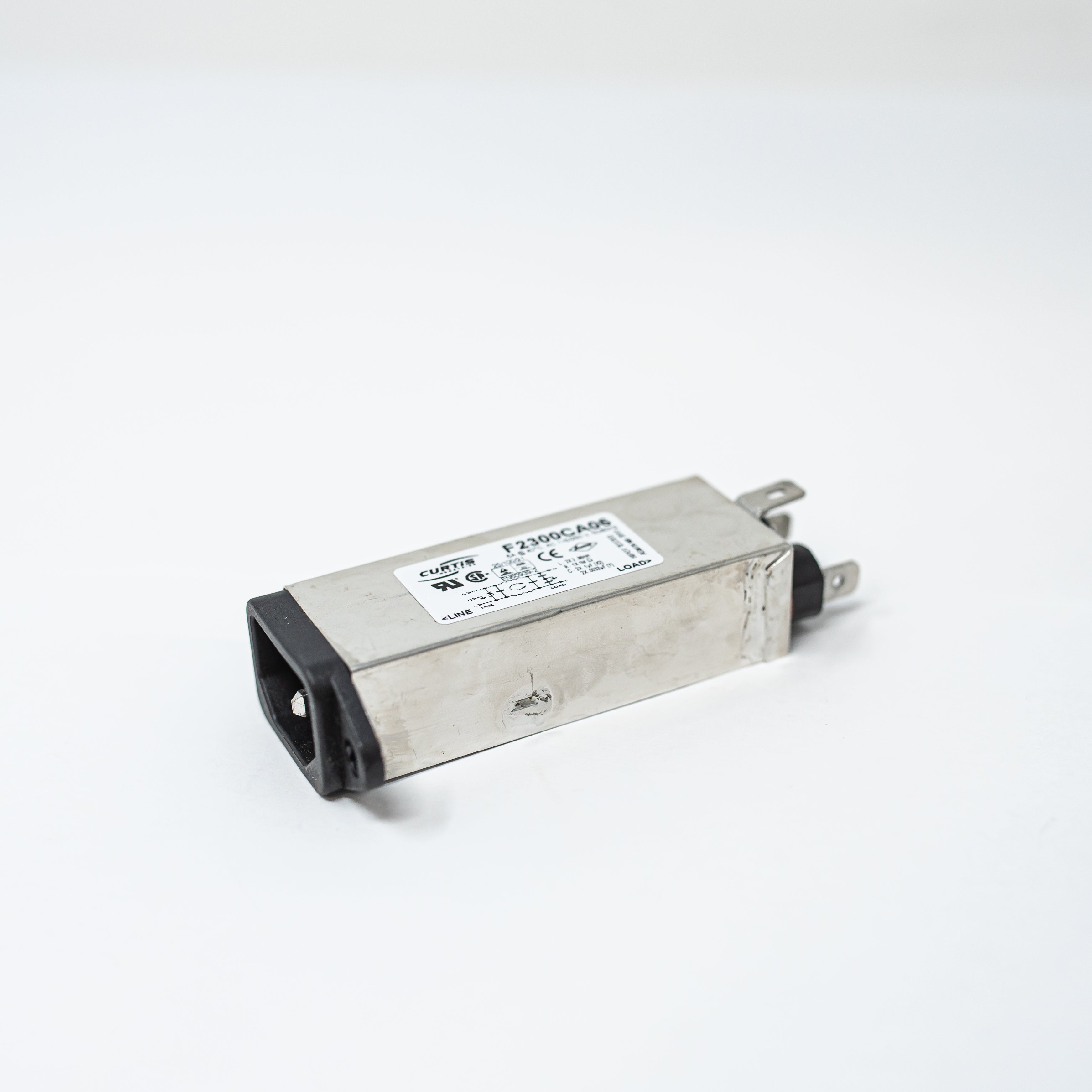 EMI Powerline Filter 6 Amp - Noise Suppressor for Home & Office Electronics | Reduces Interference in Audio, Medical & Industrial Equipment
