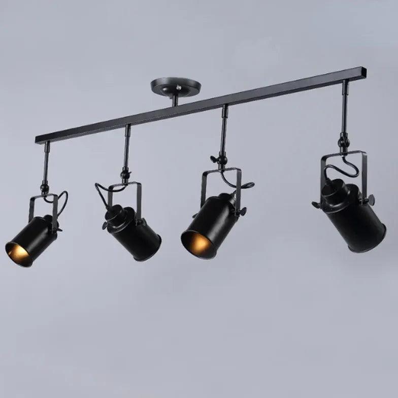 3-Light Black Metal Ceiling Fixture - Modern Industrial Pendant Lighting for Dining Room, Kitchen Island & Bedroom