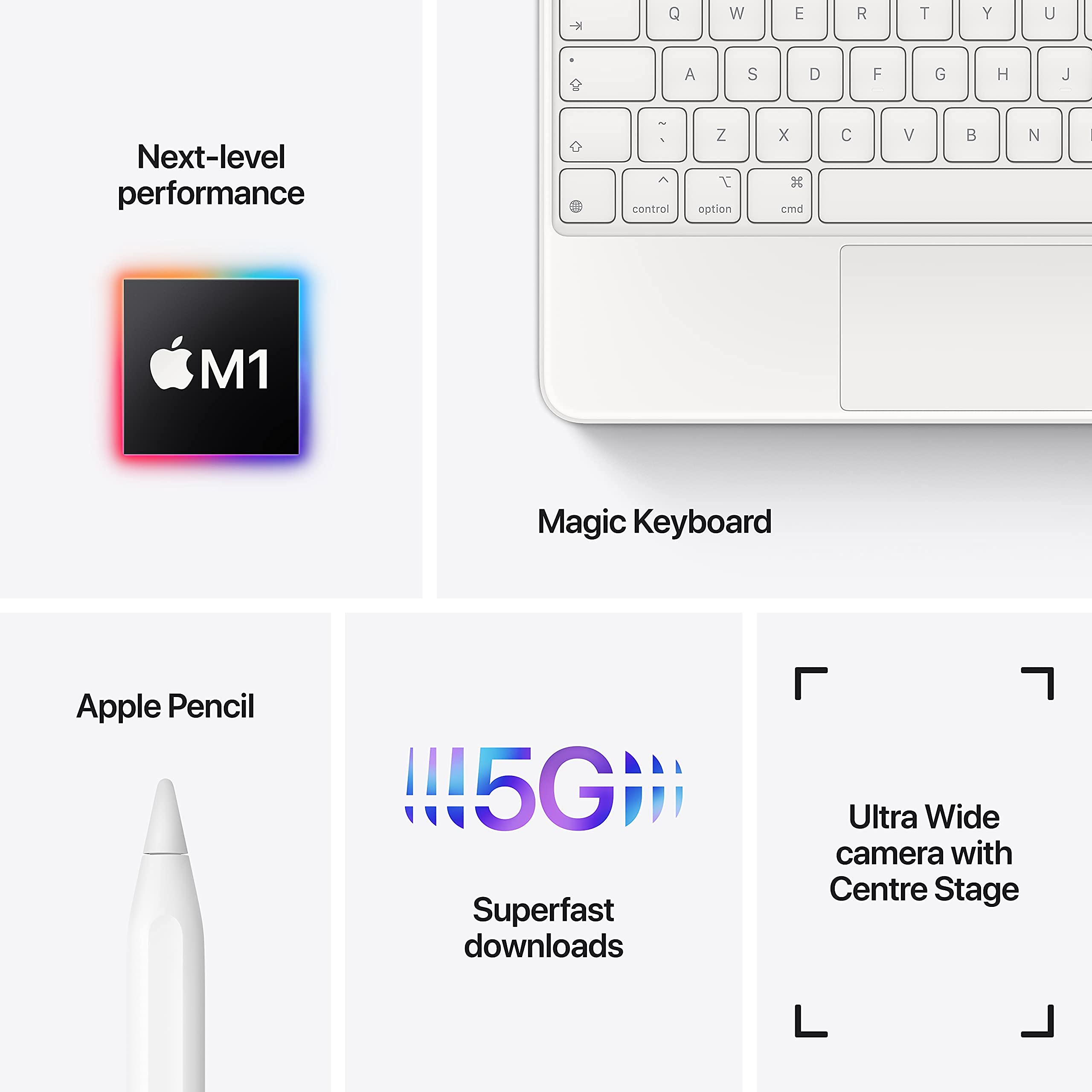 2021 Apple iPad Pro 11-inch Wi-Fi + Cellular 256GB Silver (Renewed) - Premium Refurbished Tablet for Work, Study & Entertainment