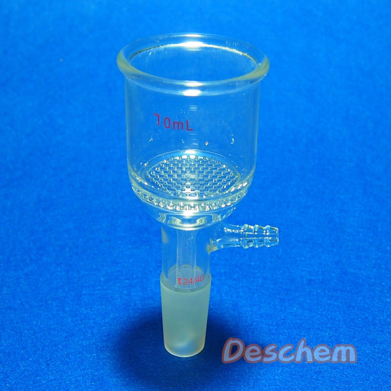 500ml 24/40 Suction Filtration Kit with 47mm Buchner Funnel & Glass Flask - Laboratory Grade Filtration System for Chemistry Experiments & Scientific Research
