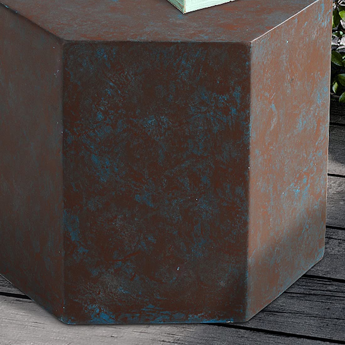 Hexagon Concrete Side Table 12