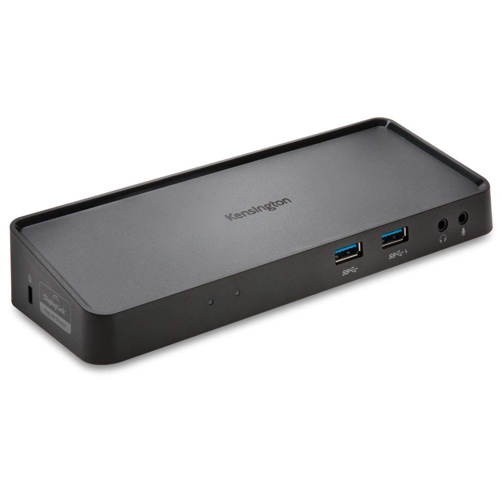 Kensington SD3650-TAA USB 3.0 Dual Monitor Docking Station with 4K Support - Certified for Business (K38606NA-TAA) - Perfect for Home Office & Remote Work Setup