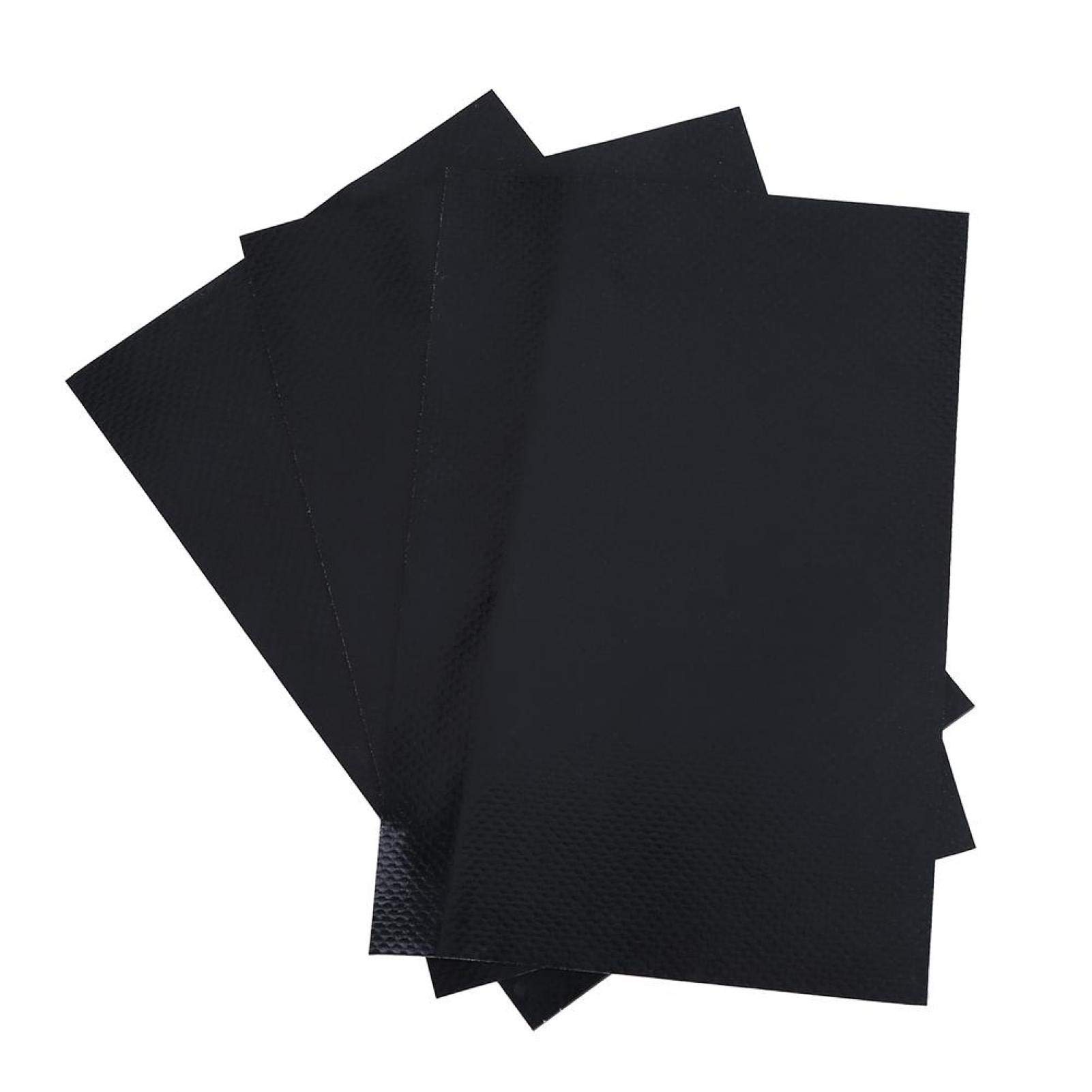 **PVC Inflatable Boat Repair Kit - 3pcs High-Quality PVC Repair Patches for Inflatable Rafts, Canoes & Kayaks (Black) - Perfect for Emergency Repairs on Water**