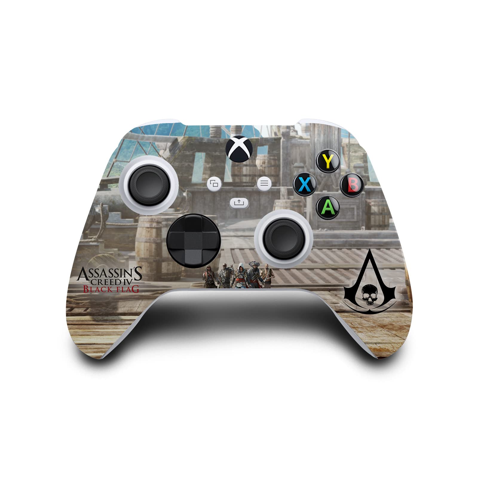Officially Licensed Assassin's Creed Black Flag Gaming Skin Decal - Matte Vinyl Sticker Cover for Xbox Series S Console & Controller Bundle | Perfect for Gamers & Collectors