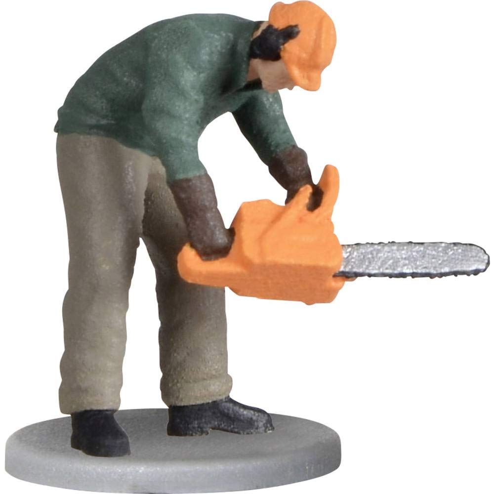 1548 Lumberjack with Chainsaw - Realistic Moving Action Figure for Collectors & Model Enthusiasts | Perfect for Dioramas, Christmas Displays & Woodland Scenes