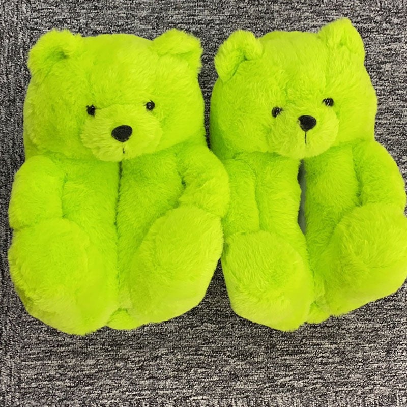 Cozy Women's Teddy Bear Slippers - Soft Plush House Shoes for Indoor Comfort & Warmth - Perfect Gift for Her, Christmas, Valentine's Day & Relaxing at Home