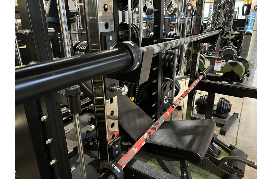 Warrior 6 Bearing Cerakote Camo Barbell - High Performance Weightlifting Bar for CrossFit, Powerlifting & Home Gym Workouts