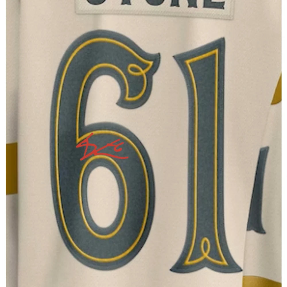 Mark Stone Autographed 2024 Winter Classic Jersey - Vegas Golden Knights vs Seattle Kraken NHL Hockey Memorabilia - Perfect for Collectors, Fans & Sports Decor