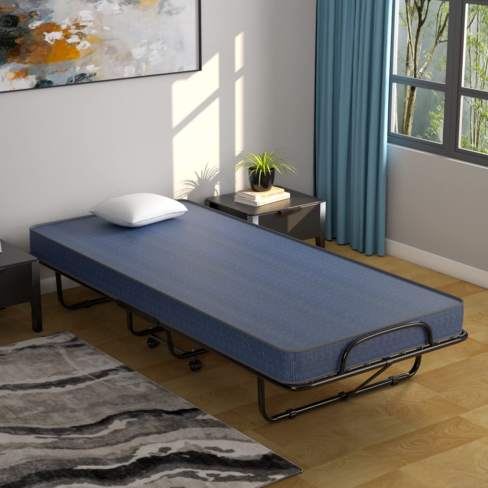 GOFLAME Folding Bed with 4
