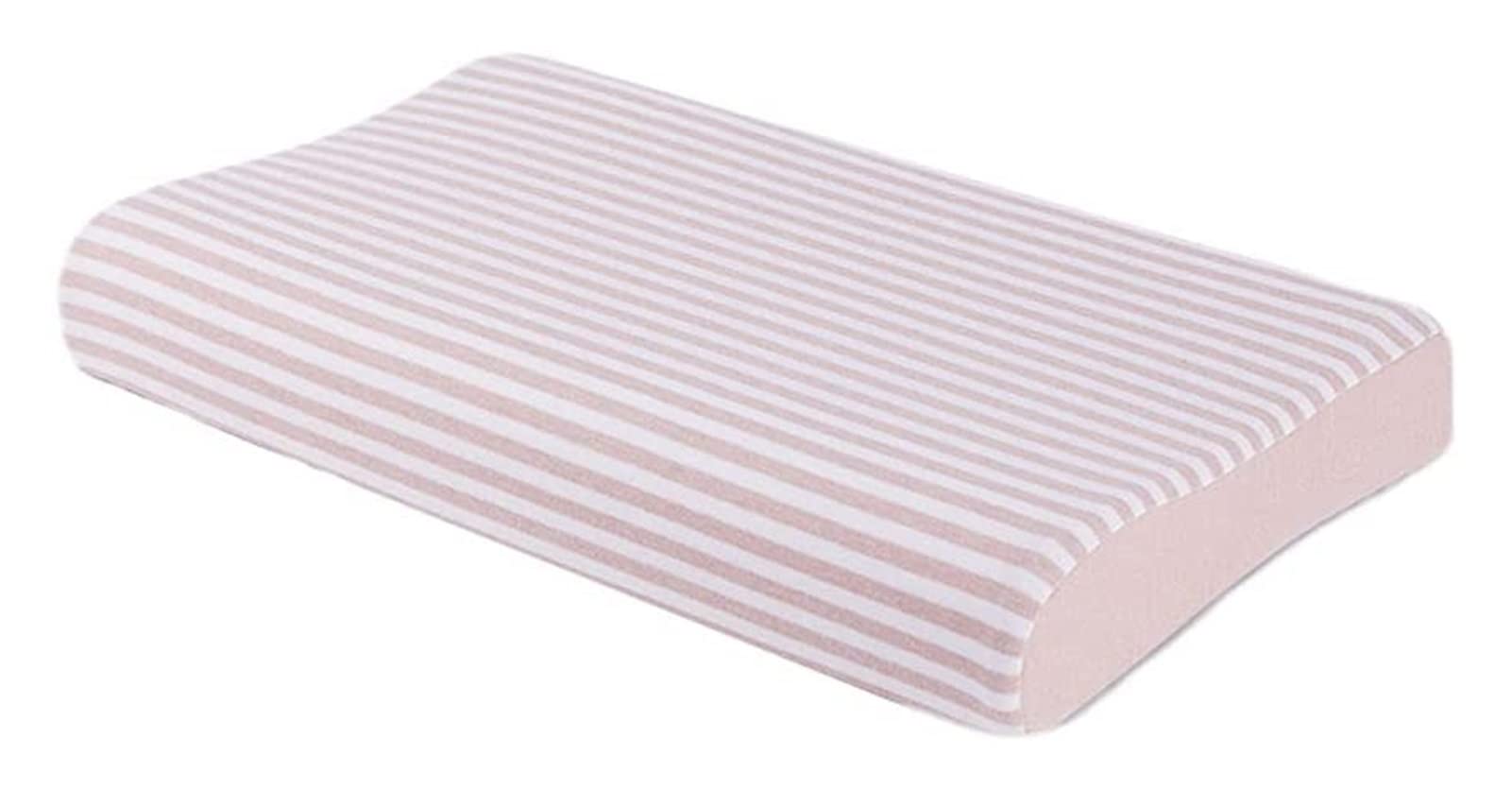 CNCDNALK Double Bed Latex Pillow - Soft, Breathable All-Season Pillow with Cotton Pillowcase (Color A) for Side Sleepers, Back Pain Relief & Hotel-Style Comfort