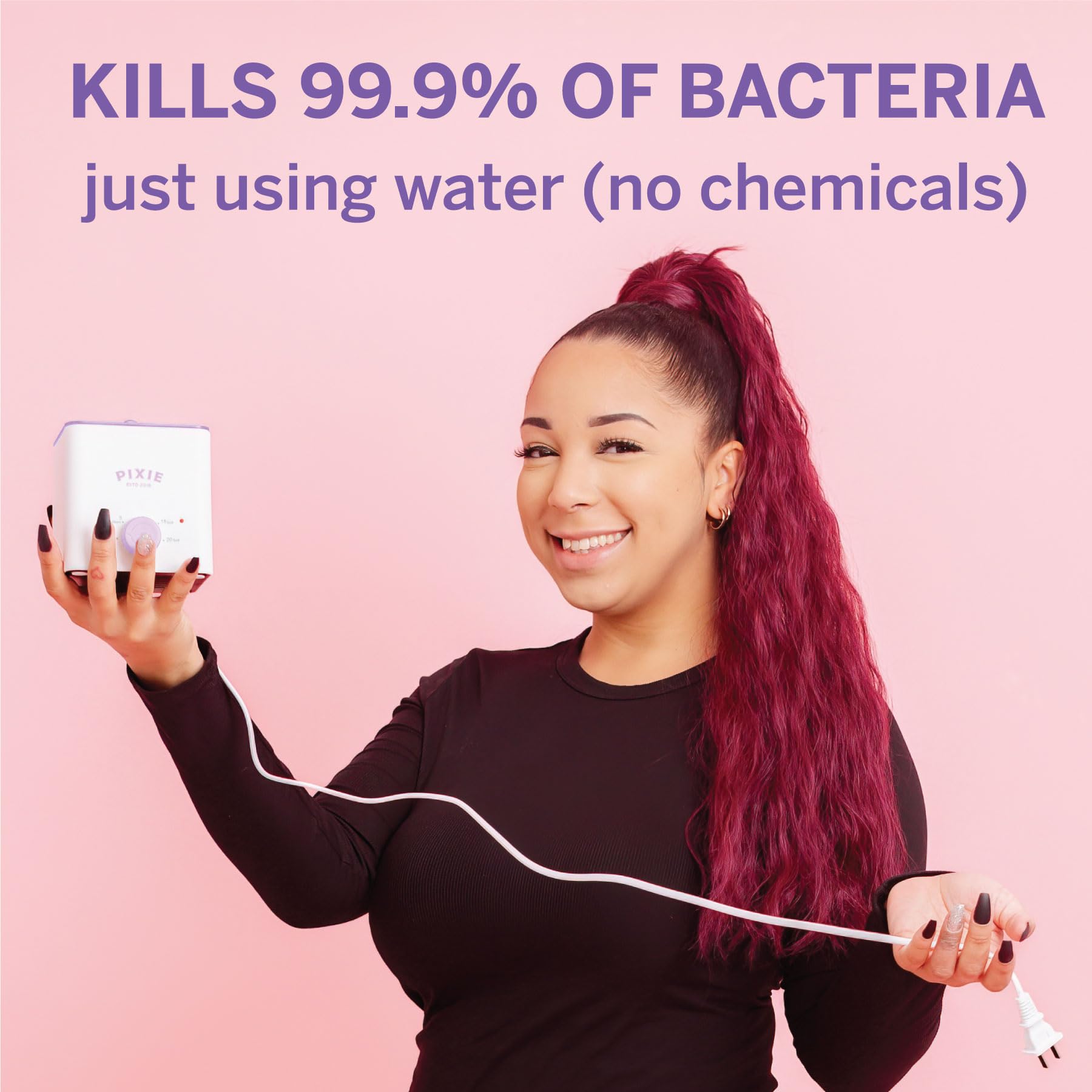 Pixie Menstrual Cup & Disc Sterilizer - Safe Boiling Water Cleaner for Menstrual Hygiene, Kills 99.9% Germs - Perfect for Travel, Home & Gym Use