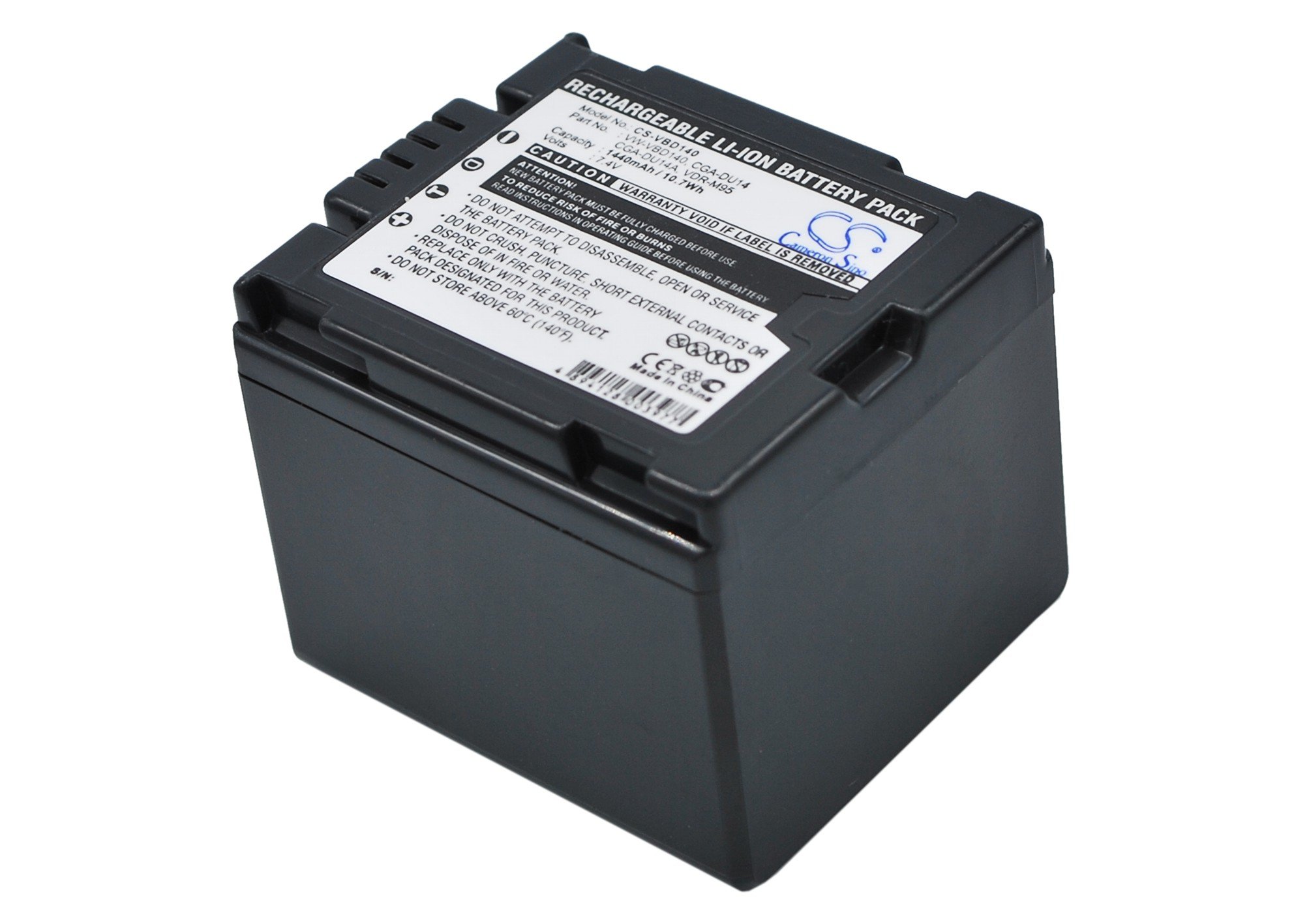 Replacement Battery Compatible with Panasonic VDR-D150EG-S, VDR-D158GK, VDR-D200, VDR-D210, VDR-D230, VDR-D250 Series - Perfect for Camcorders, Video Recording & Outdoor Shooting