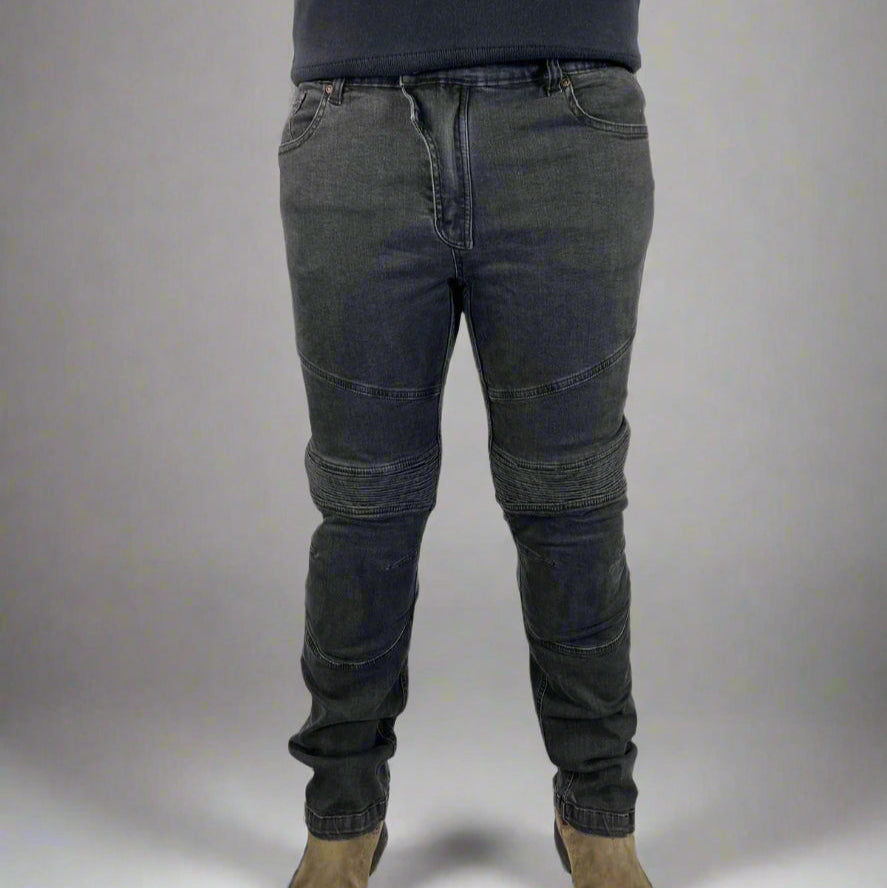 Men's Armored Jeans - Durable Motorcycle Riding Pants with Kevlar Protection - Perfect for Bikers & Outdoor Adventures