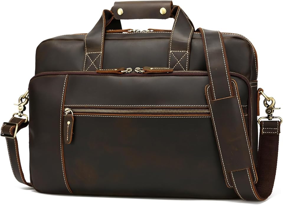 Premium Full Grain Leather 17.3