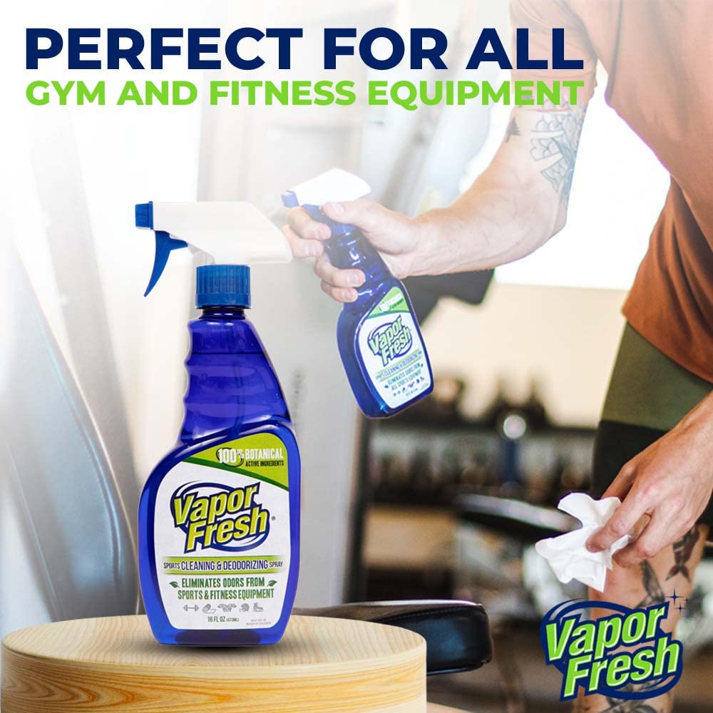 Natural Sports Gear Odor Eliminator Spray - Plant-Based Cleaner & Deodorizer for Boxing Gloves, Gym Equipment, Shoes & More | 16 Fl Oz (3-Pack) | Perfect for Athletes, Gym Enthusiasts & Active Lifestyles