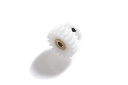 Precision Spur Gear 20° Pressure Angle - POM Plastic 20 Pitch 1.9