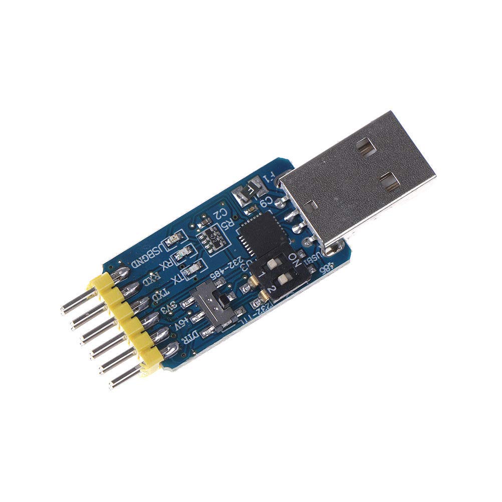 CP2102 USB to TTL RS232 & RS485 6-in-1 Converter Module - Serial Communication Adapter for Arduino, Raspberry Pi, Industrial Automation & DIY Electronics Projects
