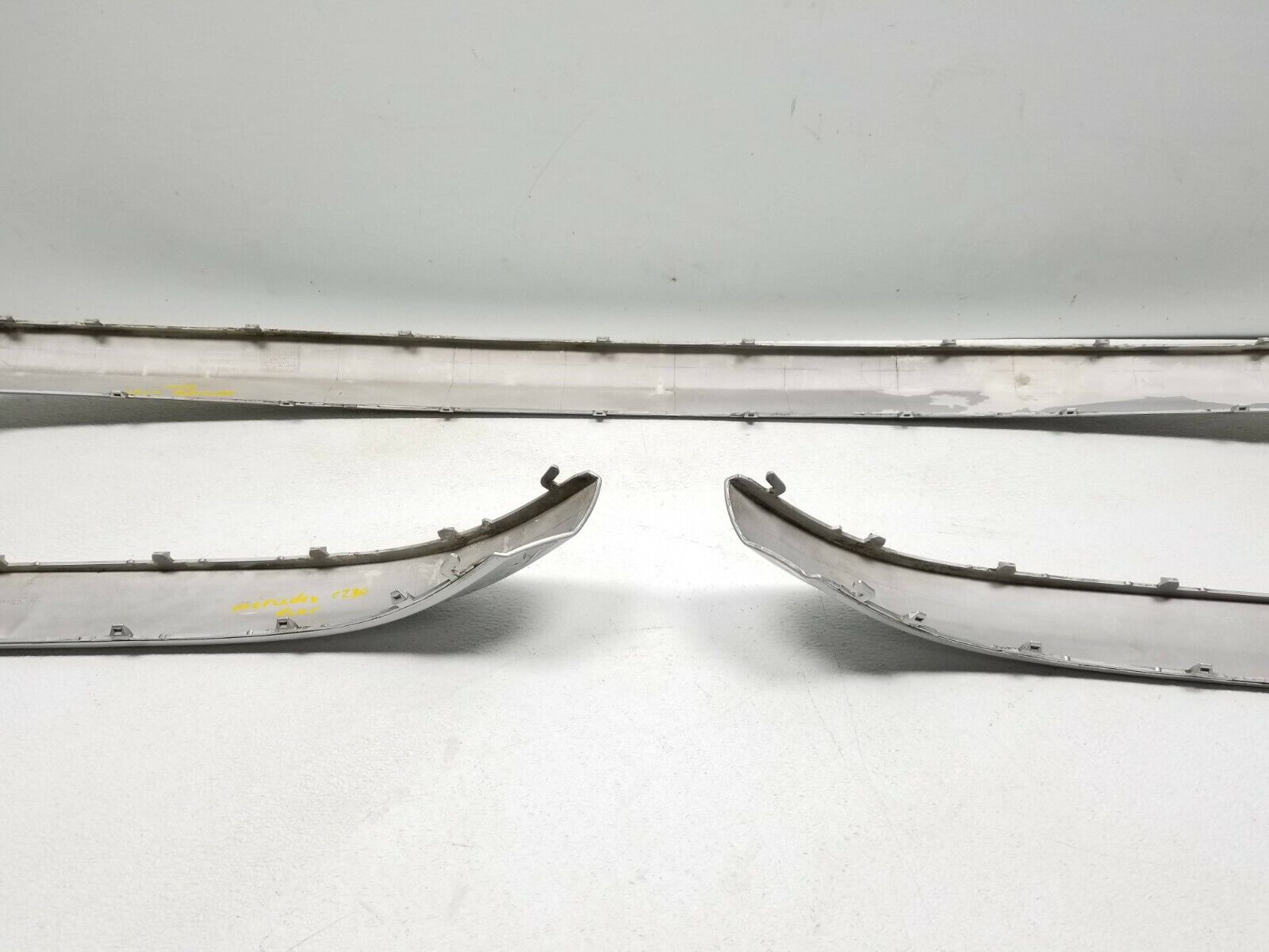 Mercedes Benz W203 C230 Coupe Rear Bumper Molding Trim Kit (2002-2006) - 3 Piece OEM Replacement - Perfect for Car Restoration & Auto Body Repair