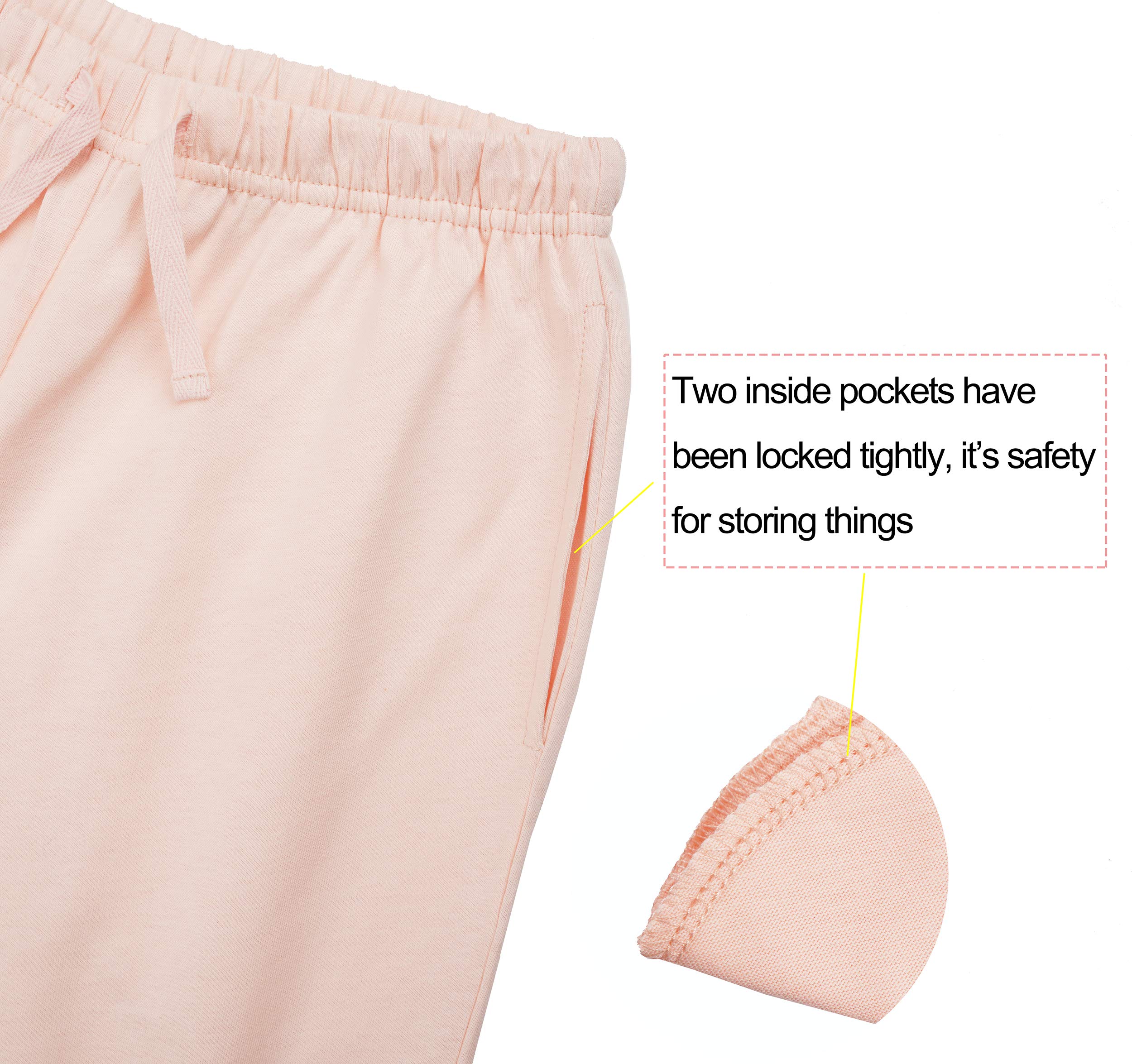 ALWAYSONE Kids Cotton Sweat Sport Shorts with Drawstring - Soft Jersey Athletic Shorts for Boys & Girls Ages 3-12 - Perfect for Playtime, Gym Class & Summer Activities