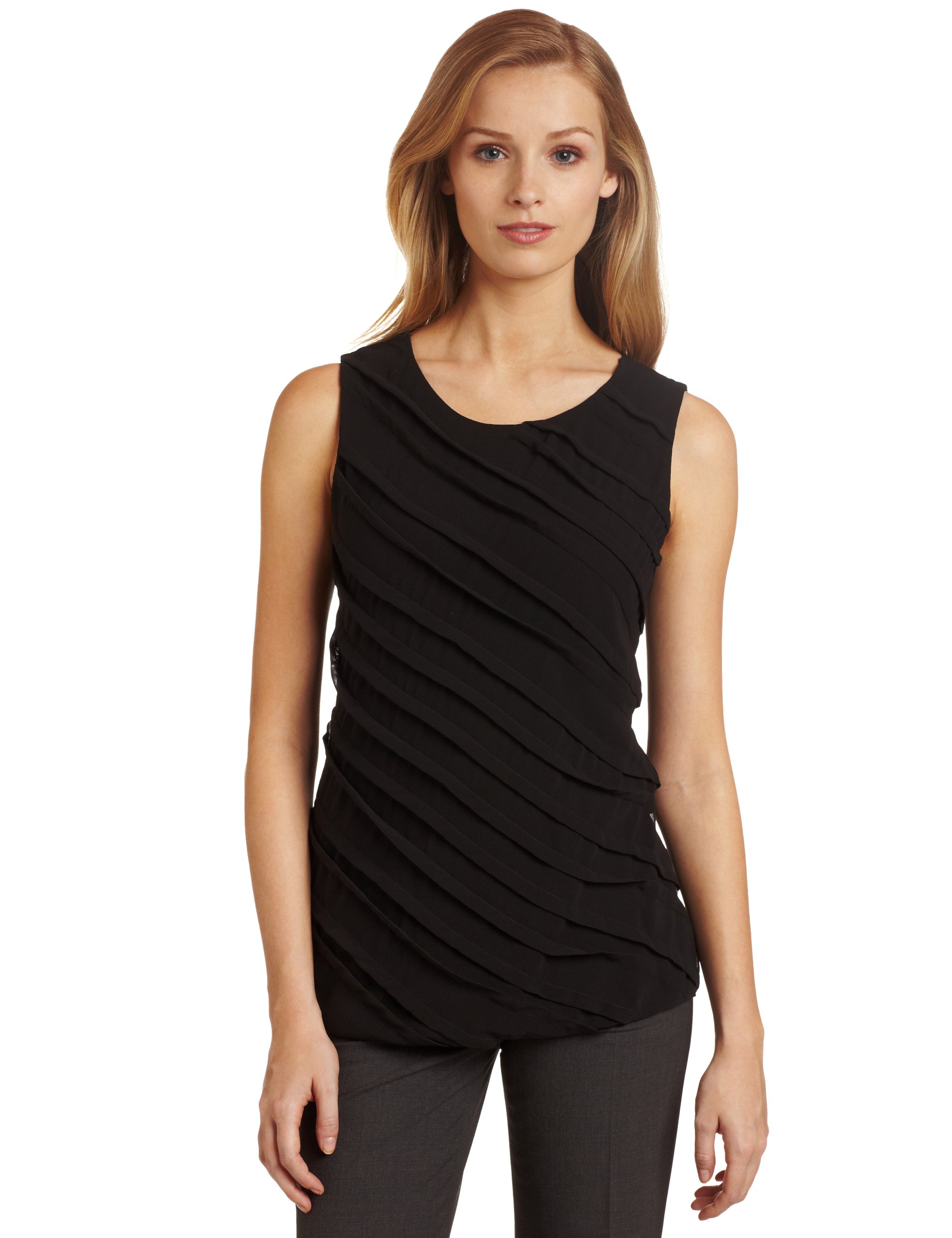 Rafaella Women's Shell Jersey Top - Comfortable Stretch Knit Blouse for Work & Casual Wear | Perfect for Office, Business Meetings & Everyday Outfits
